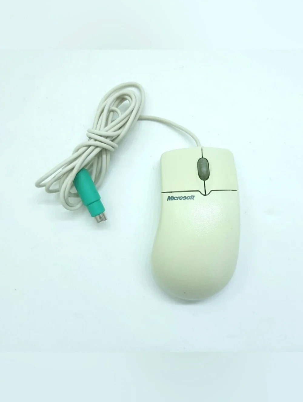 Vintage Microsoft Intellimouse 1.2A PS2 Ball Mouse - Tested